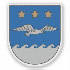 Coat of arms of the city of Jūrmala, Latvia Klistermärken
