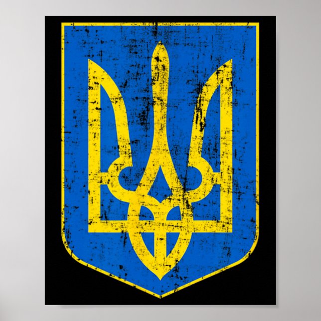 Coat Of Arms Of Ukraine 3  Poster (Framsidan)
