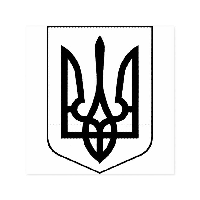Coat of arms of Ukraine Självfärgande Stämpel (Design)