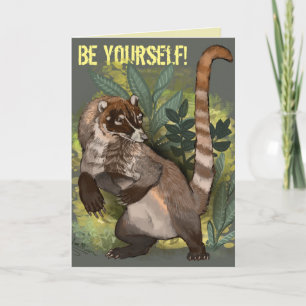 Coatamundi eller White Nposed Coati Kort