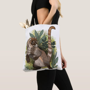 Coatamundi eller White Nposed Coati Tygkasse