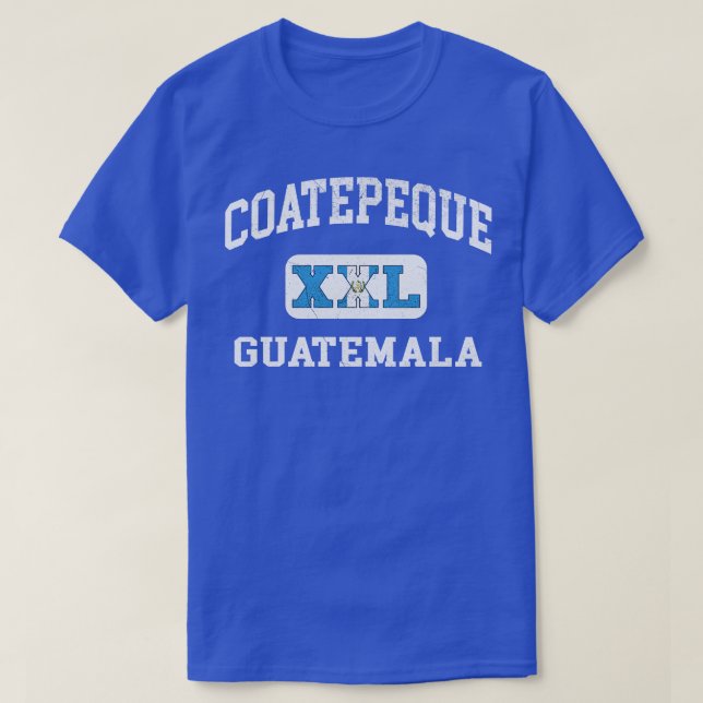 Coatepeque Guatemala XXL Atletisk design 1 T Shirt (Design framsida)