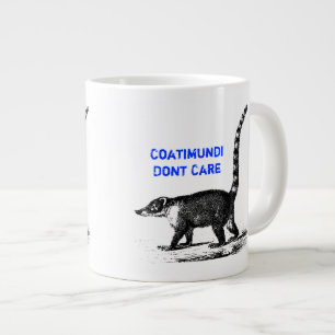 Coatimundi Dont Care Design Jumbo Mugg