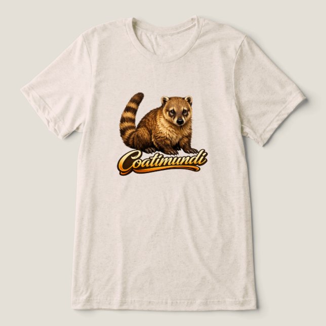 Coatimundi T Shirt (Design Framsida)