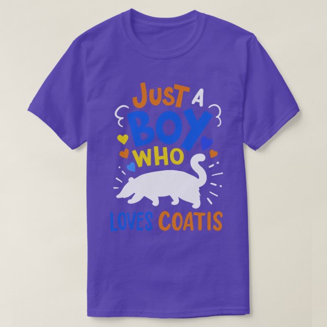 Coatis Coatimundi Coati Älskare T Shirt (Design framsida)