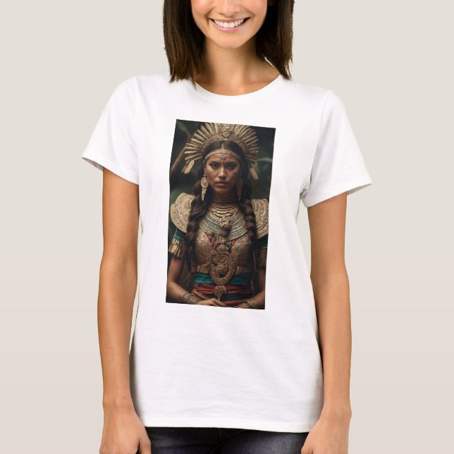 Coatlicue - Earth Mor guddess för liv och död T Shirt (Framsida)