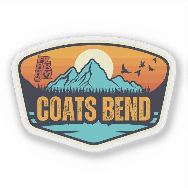 Coats Bend, Alabama Klistermärken (Framsida)