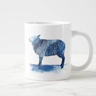 Cobalt Blue Boskap - Får Jumbo Mugg