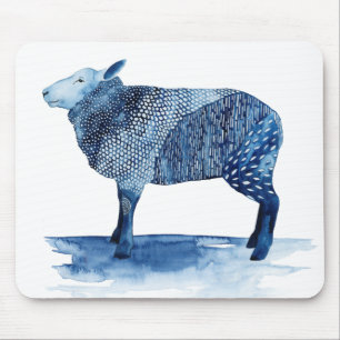 Cobalt Blue Boskap - Får Musmatta