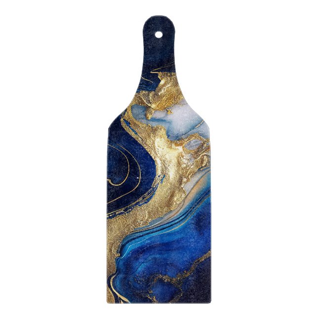 Cobalt Blue & Guld Marble Stil (Framsidan)