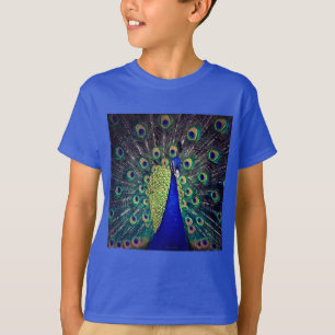 Cobalt Blue Peacock T Shirt