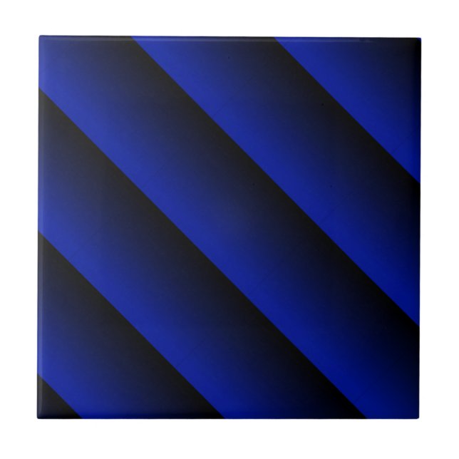 Cobalt Blue Rand Kakelplatta (Framsidan)