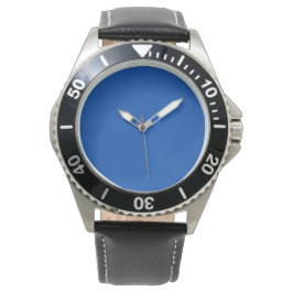 Cobalt Blue Solid Färg Armbandsur