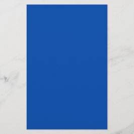 Cobalt Blue Solid Färg Brevpapper