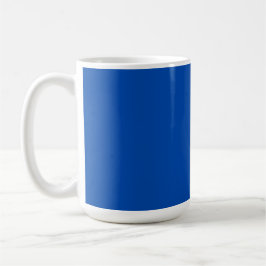 Cobalt Blue Solid Färg | Klassisk | ELEGANT Kaffemugg