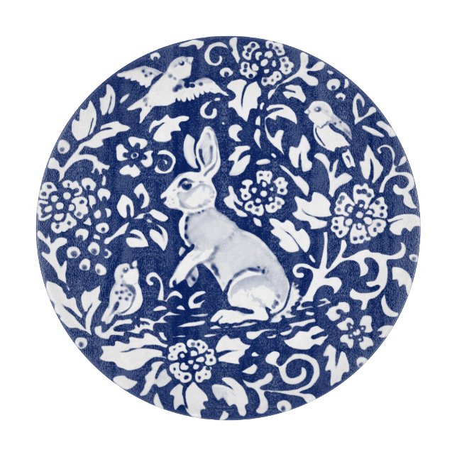 Cobalt Blue White Rabbit Bunny Bird Gorgous (Framsidan)