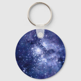 Cobalt Dreams Stars Galaxies Space Universe Nyckelring