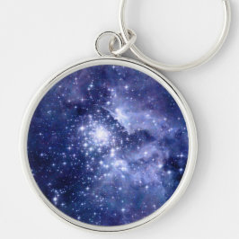 Cobalt Dreams Stars Galaxies Space Universe Nyckelring