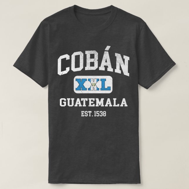Coban Guatemala XXL Athletic design 1 T Shirt (Design framsida)
