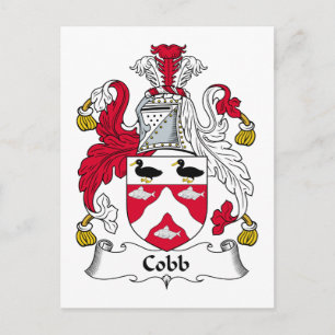 Cobb Family Crest Vykort