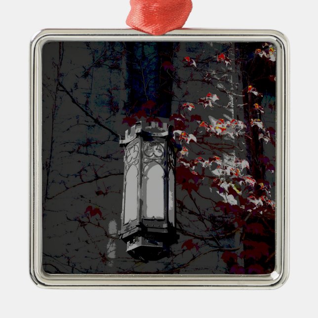 Cobb Hall lampa med den rödbruna murgrönaen Julgransprydnad Metall (Framsidan)