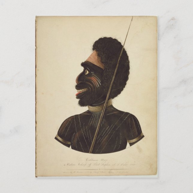 Cobbawn Wogi, född chef för Port Stephen Vykort (Framsida)