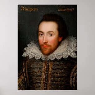 Cobbe Porträtt William Shakespeare Poster