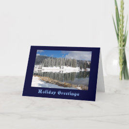 Cobbett Sjö efter Tidigt Snö Helgkort