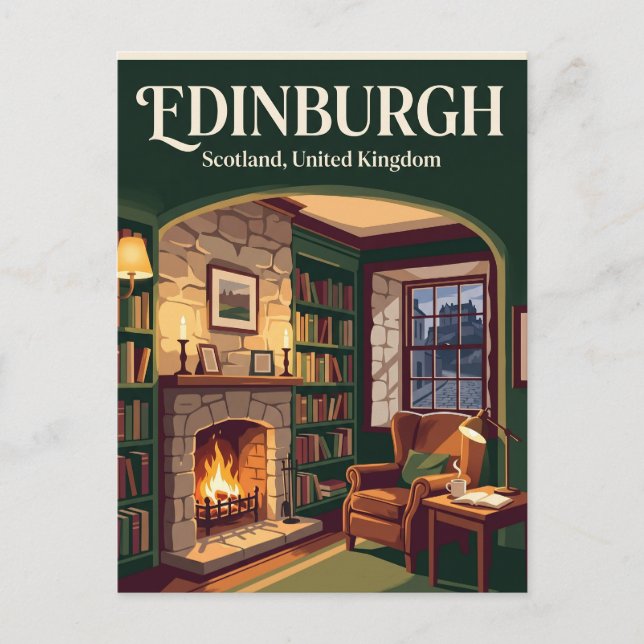 Cobblestone Book Cafe Storbritannien Vykort (Framsida)