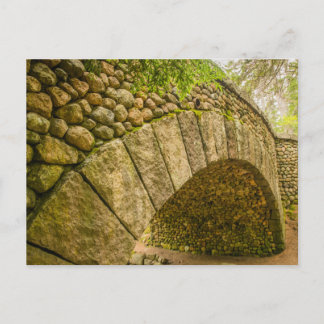 Cobblestone Bridge Acadia National Park Vykort