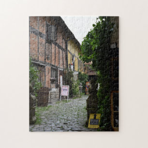 Cobblestone Street, Stratford-At-Avon England Pussel