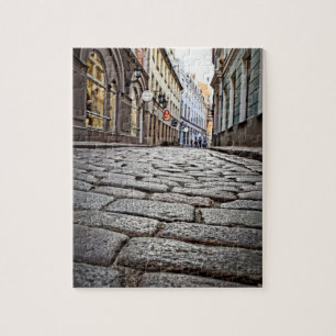 Cobblestone Streets of Europe - 8 x 10 - 110 pcs Pussel