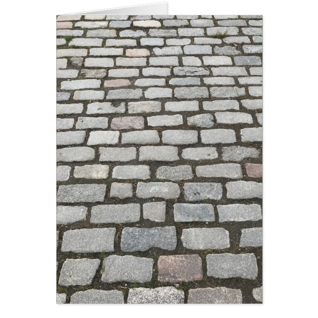 Cobblestone Walkway, Central Park, New York City Hälsningskort (Framsidan)