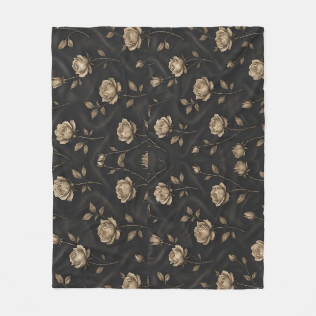 Cobertor Floral em design  Fleecefilt (Framsidan)