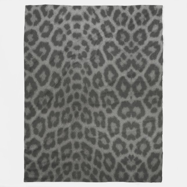 Cobertor  Textura de Pele de Leopardo  Fleecefilt (Framsidan)