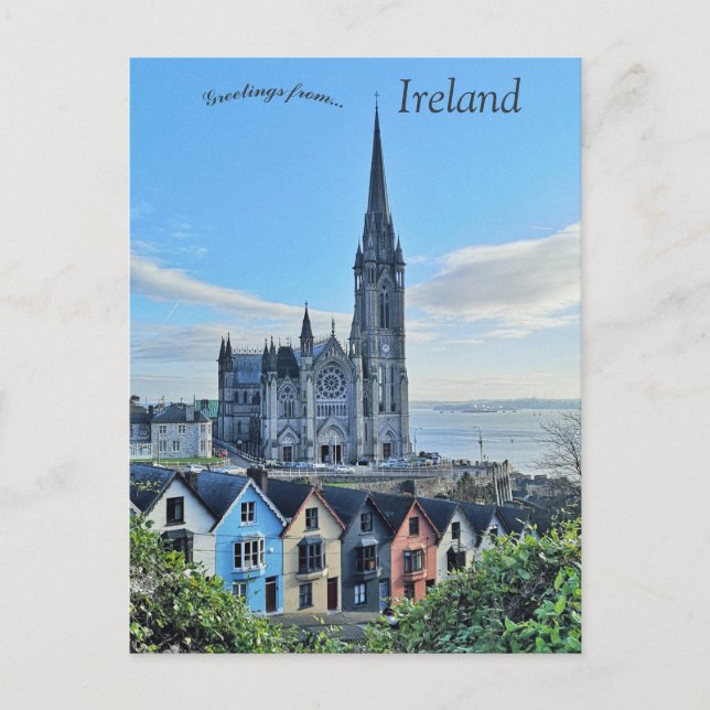 Cobh County Kork Ireland Vykort (Framsida)