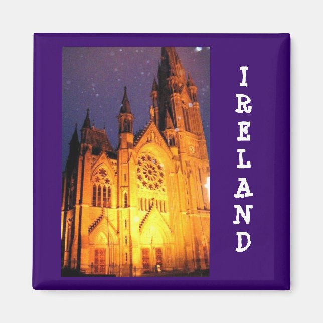 Cobh Ireland Cathedral Magnet (Framsidan)