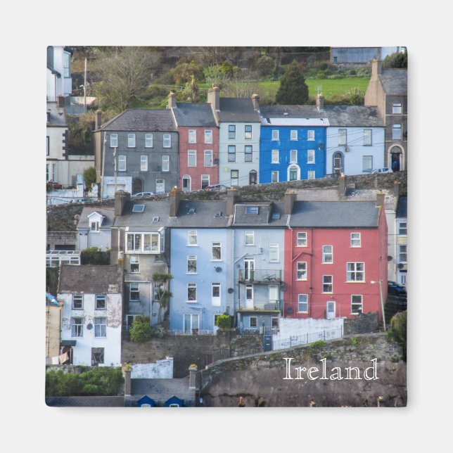 Cobh Ireland Kusten Homes Magnet (Framsidan)
