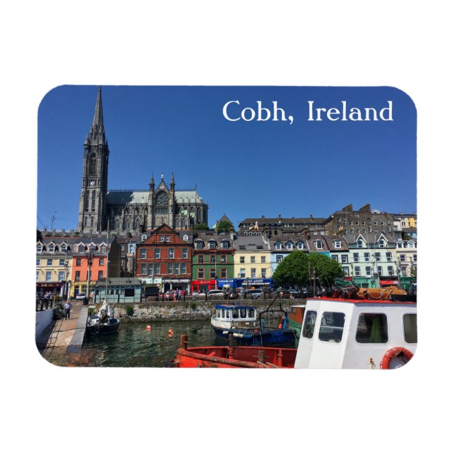 Cobh, Ireland View från Pier Magnet (Horisontell)