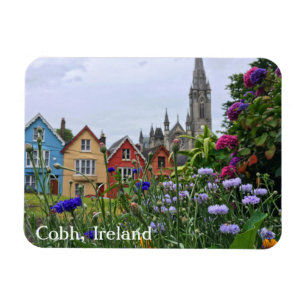 Cobh Irland färgrik vanlig hortensiamagnet Magnet