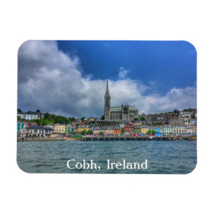 Cobh Irland från vattenmagneten Magnet