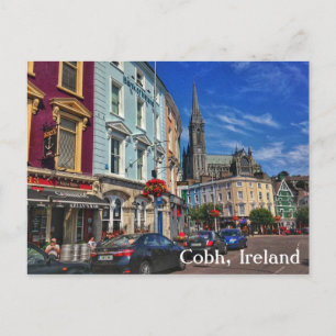 Cobh Irland ståndsmässig korkIrland vykort