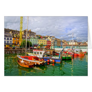 Cobh port i Irland Hälsningskort