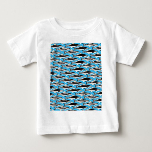 CobiaPattern9ksBlue.jpg T-shirt (Framsida)
