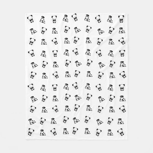 Cobija panda fleecefilt (Framsidan)