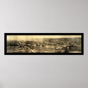 Coblenz tysklant WWI foto 1919 Poster