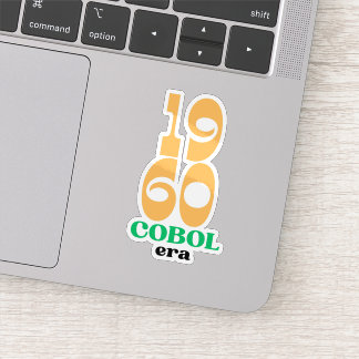 Cobol 1960 Era The Birth of Legacy Code Sticker Klistermärken