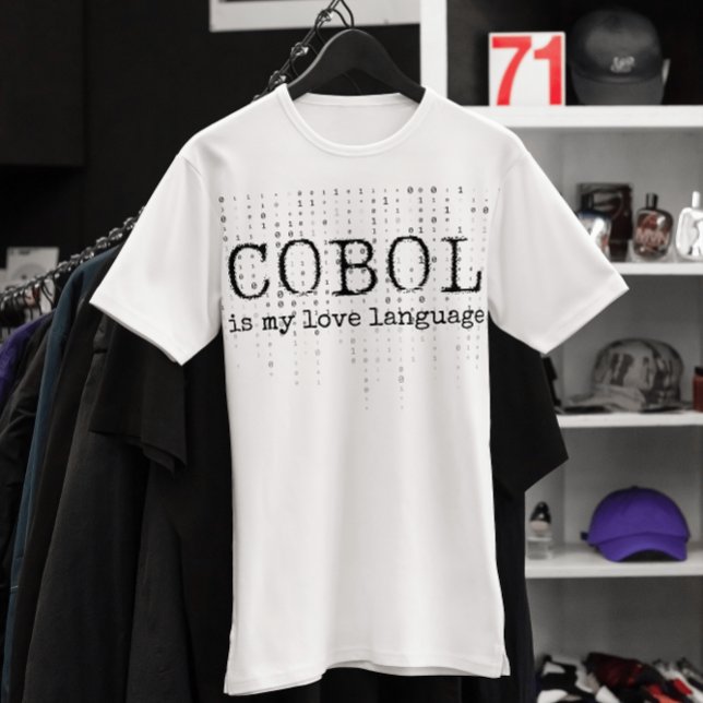 Cobol är mitt kärlek-språk.b t shirt (Skapare uppladdad)