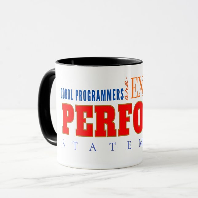COBOL Expert Perform Statement Klassisk Kodning  Mugg (Framsida vänster)
