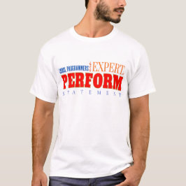 COBOL Expert Utför Påstående Classic Coding T Shirt